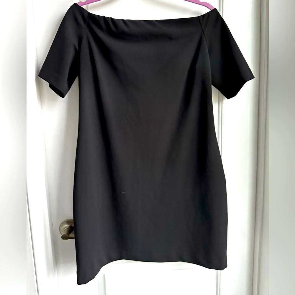 Vince Camuto Off the Shoulder Little Black Dress